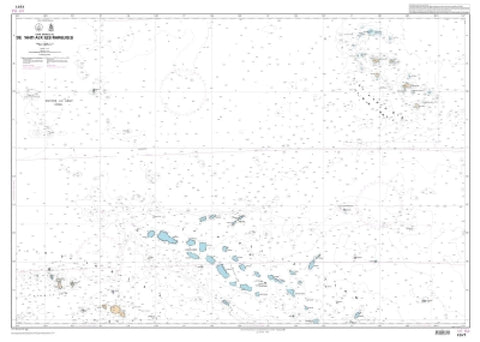 Buy map De Tahiti aux Iles Marquises by SHOM