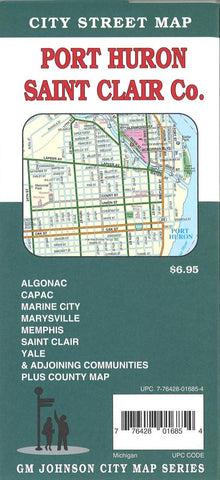 Buy map Port Huron : St Clair Co. : city street map