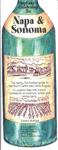 Buy map Napa & Sonoma Wine Guidemap by MapEasy, Inc.