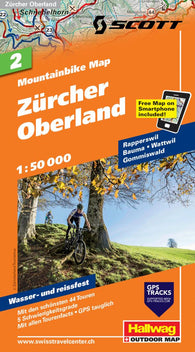 Buy map Zürcher Oberland : mountainbike map : 2