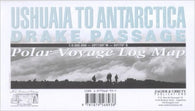 Buy map Ushuaia to Antarctica : Drake Passage : polar voyage log map