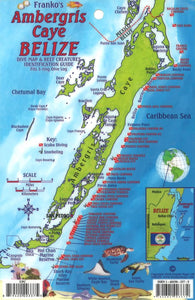 Buy map Caribbean Fish Card, Ambergris Caye, Belize 2010 by Frankos Maps Ltd.