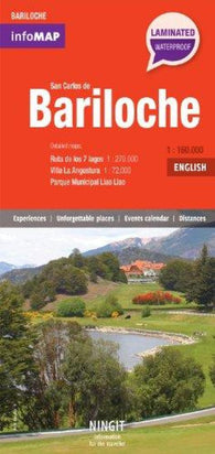 Buy map Bariloche, Argentina InfoMap by Zagier y Urruty