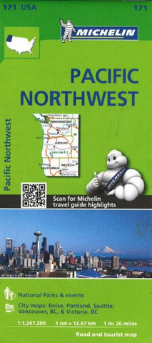 Buy map Pacific Northwest (171) by Michelin Maps and Guides