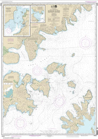 Buy map Shumagin Islands-Nagai I. to Unga I.; Delarof Harbor; Popof Strait, northern part (16553-7) by NOAA