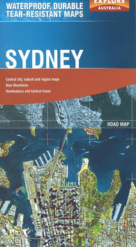 Buy map Sydney, Australia by Explore Australia