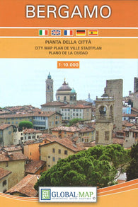 Buy map Bergamo, Italy by Litografia Artistica Cartografica