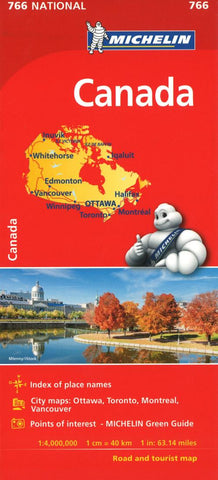 Buy map Michelin: Canada Road and Tourist Map by Michelin Maps and Guides