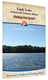 Buy map Eagle Lake (Maine) Fishing Map