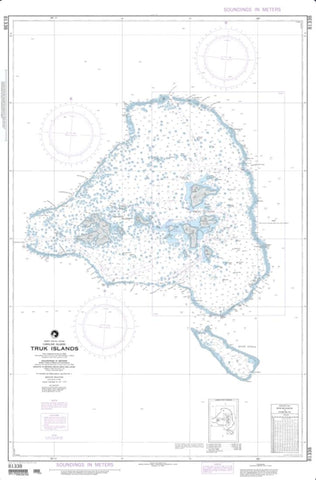 Buy map Truk Island (Caroline Islands) (NGA-81338-4) by National Geospatial-Intelligence Agency