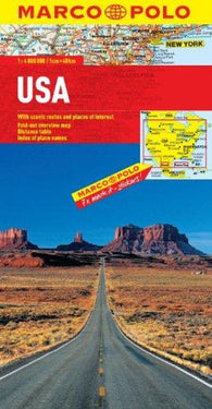 Buy map United States by Marco Polo Travel Publishing Ltd