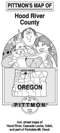 Buy map Hood River County, Oregon by Pittmon Map Company