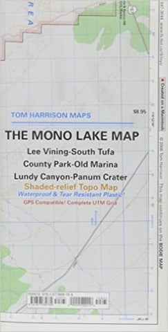 Buy map Mono Lake, California by Tom Harrison Maps