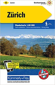 Buy map Zurich : Switzerland Hiking Map #6