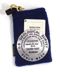 Buy map Borah Peak, Idaho paperweight