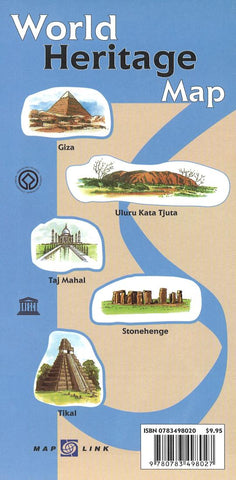 Buy map World Heritage Map (UNESCO) by Map Link