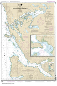 Buy map Hood Bay and Kootznahoo Inlet (17339-13) by NOAA