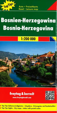 Buy map Bosnia-Herzegovina by Freytag-Berndt und Artaria