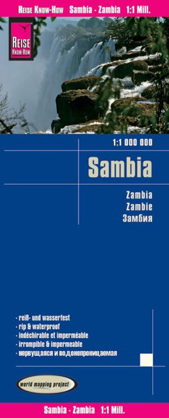 Buy map Sambia = Zambia = Zambie