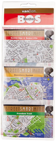 Buy map Boston, Massachusetts StreetSmart Mini Map by VanDam