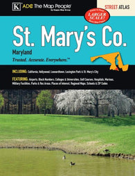 Buy map St. Marys County, MD, Street Atlas by Kappa Map Group