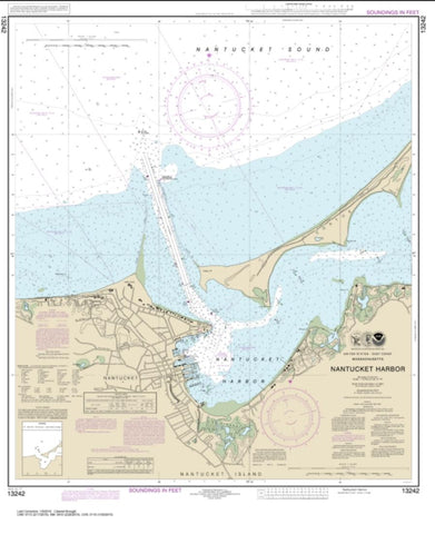 Buy map Nantucket Harbor (13242-18) by NOAA