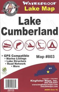 Buy map Lake Cumberland, KY Fishing Map