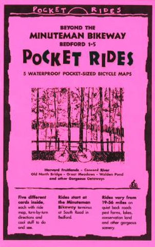 Buy map Beyond the Minuteman Bikeway : Bedford, Massachusetts (1-5) by Rubel BikeMaps