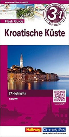 Buy map Croatian Coast Flash Guide by Hallwag