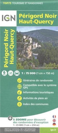 Buy map Périgord Noir - Haut-Quercy, France 1:75,000 Topographic Map #26