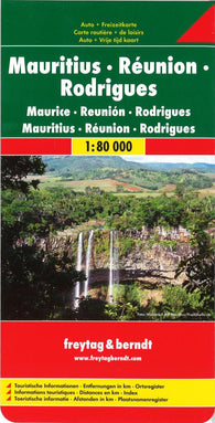 Buy map Mauritius, Reunion and Rodrigues by Freytag-Berndt und Artaria