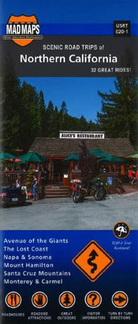 Buy map California, Northern, Regional Scenic Tours by MAD Maps
