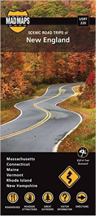 Buy map Scenic road trips of New England