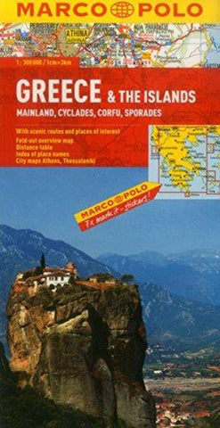 Buy map Greece and The Islands by Marco Polo Travel Publishing Ltd