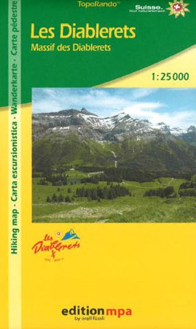Buy map Les Diablerets, Topographical Hiking Map by Edition MPA by Orell Fussli
