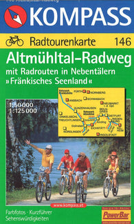 Buy map Altmuhltal-Radweg Cycling Map