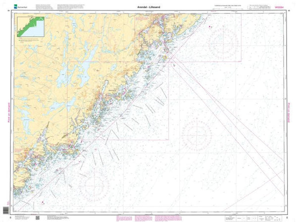 Buy map ARENDAL - LILLESAND (8) by Kartverket