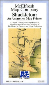 Buy map Antarctica, Shackleton Map Primer by McElfresh Map Co.