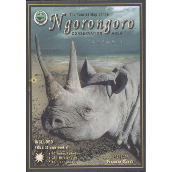 Buy map A Tourist Map of Ngorongoro Conservation Area, with Photographic Checklist