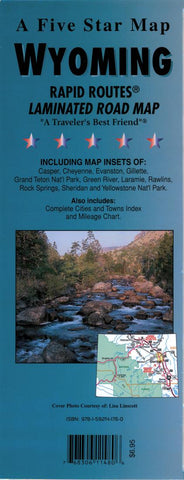 Buy map Wyoming Rapid Routes by Five Star Maps, Inc.