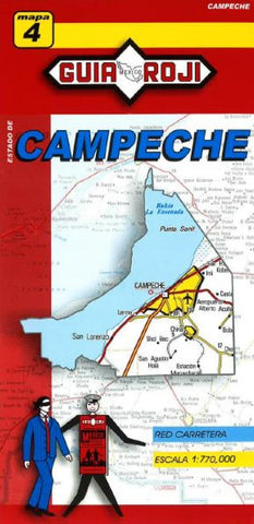 Buy map Campeche, Mexico, State Map by Guia Roji