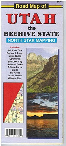 Buy map Road map of : Utah : the beehive state