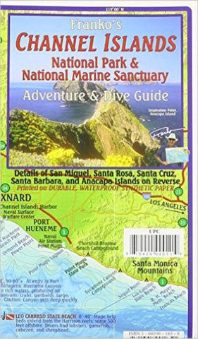 Buy map California Map, Channel Islands Guide and Dive, folded, 2011 by Frankos Maps Ltd.