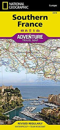 Buy map France, Southern Adventure Map 3314