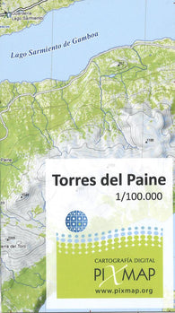 Buy map Torres del Paine hiking map 1:100,000