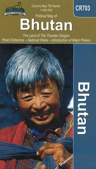Buy map Political Map of Bhutan