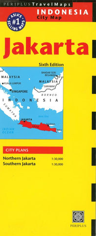 Buy map Jakarta, Indonesia by Periplus Editions
