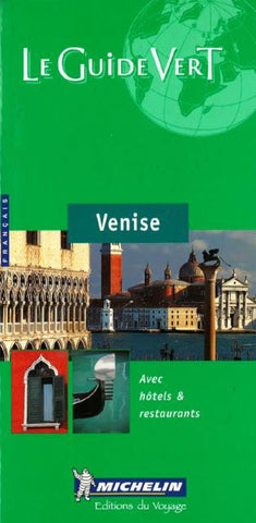 Buy map Venice, Italy, Green Guide, French Edition by Michelin Maps and Guides