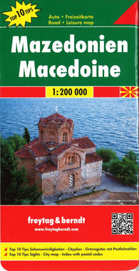 Buy map Macedonia by Freytag-Berndt und Artaria