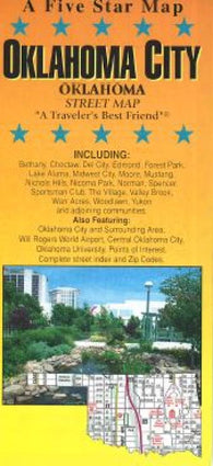 Buy map Oklahoma City, Oklahoma by Five Star Maps, Inc.